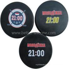 Silicone Rubber Ice Hockey Puck